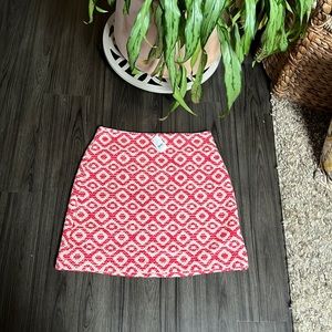 NWT awesome print sparkly mini size 8